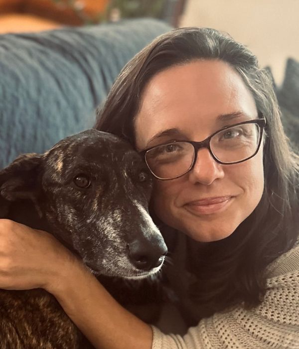 Taylor Smith with her dog